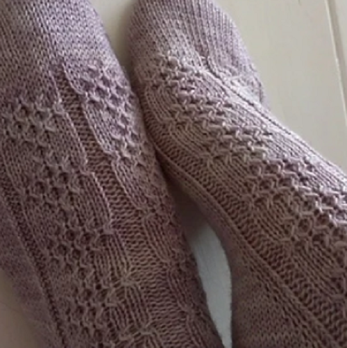 Honeycomb Cables - cuff down — Louise Tilbrook Designs